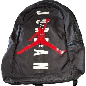 Jordan Backpack Black Red Jumpman‎ School Travel Bag Nike